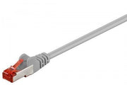 CAT6 netværkskabel - S/FTP (PiMF), CU, 2xRJ45, Grå (5m)