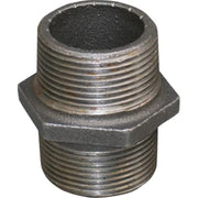 1.1/4" Sort brystnippel