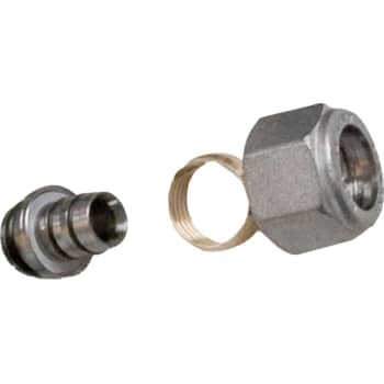 16 mm x 1/2" Koblingssæt til Alupex i messing med TEA belægning