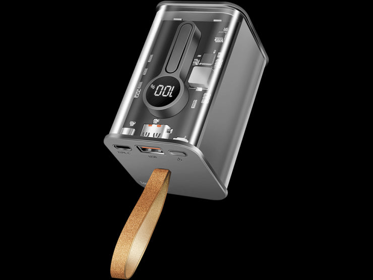 Mobile Power Bank, 20.000mAh, PD 20W, transparent