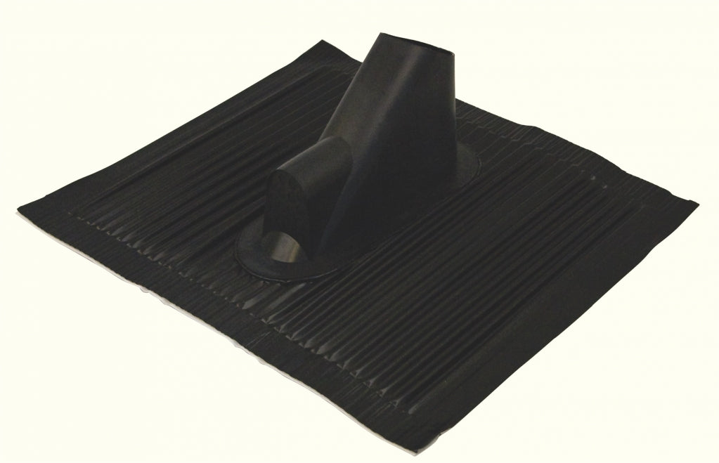 Mastkappe til tagindækning, saddeltag - Ø38-60mm, Sort