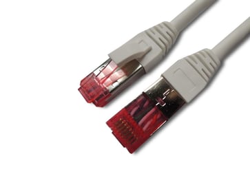 Patchkabel kat 6A STP 30M LSZH hvid