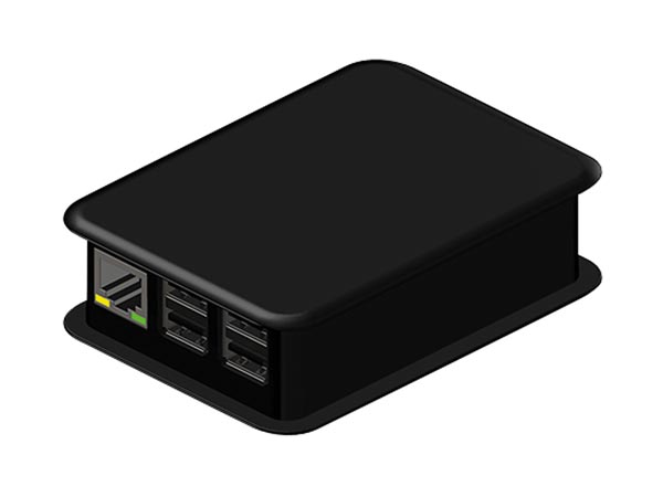 Kabinet til Raspberry Pi 3B+/3B/2B - Sort