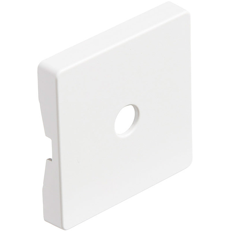 LK Fuga afdækning til lampeudtag 50x50, ny model - hvid