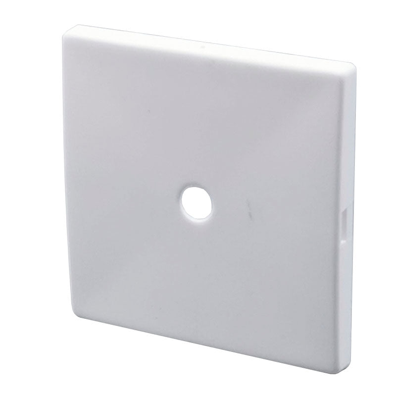 Dæksel for lampeudtag 60x60mm. hvid