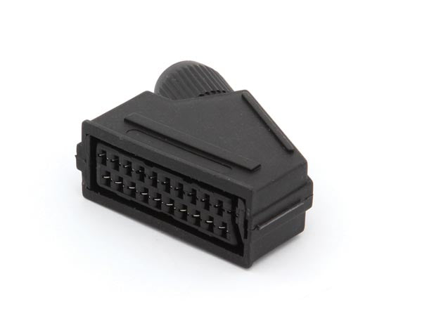 SCART hunstik - 21 pol, til kabel