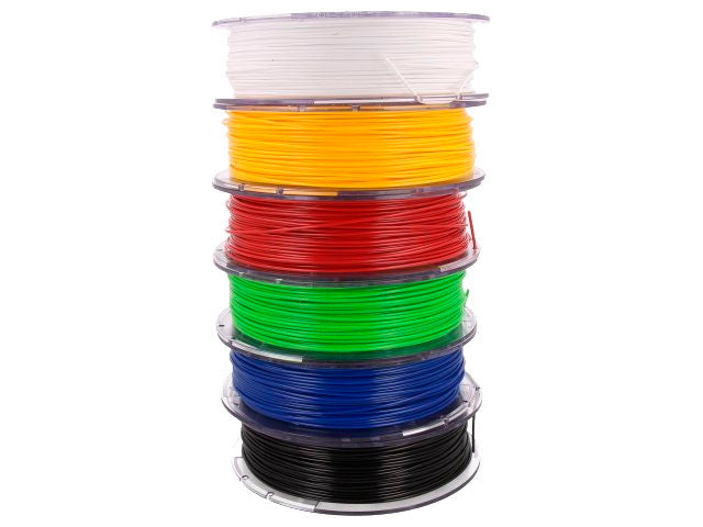 PETG filament - Ø1,75mm, Sortiment, 6 farver, 2kg