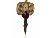 Halloween jordspyd m. græskarhoved - LED øjne