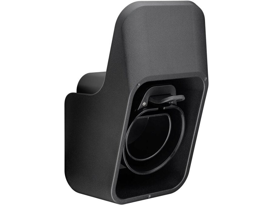 Vægholder/beskytter til EV Type 2 ladekabel, m. hænger