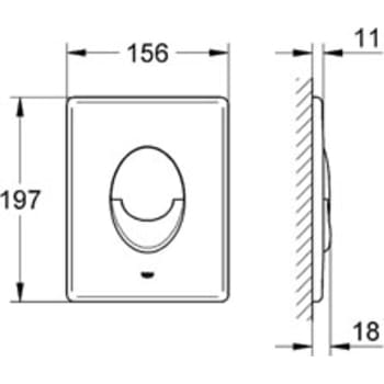 Alpinhvid Skate Air Betjeningsplade