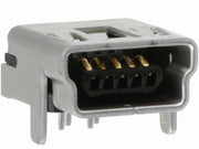 USB B mini hunstik - 90°, printmontage