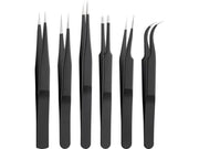 Pincetsæt, Rustfri stål, ESD (6 stk.)