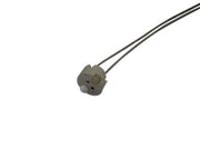 Halogenfatning G4, G5,3 & G6,35 m/ledning Hvid