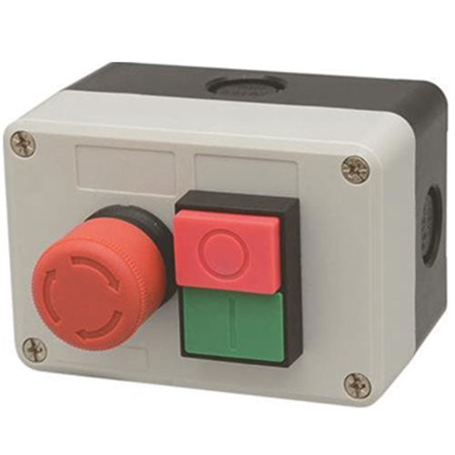 Trykknapkasse nødstop m. on/off