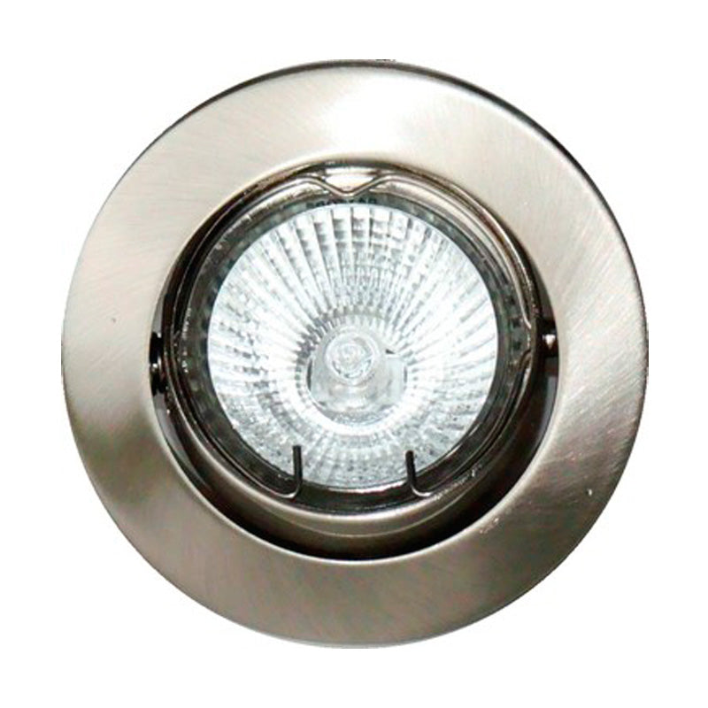 Daxtor Downlight GU10 25W børstet stål easy 2 light
