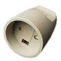 Forlængerled m/jord sort