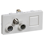 LK antenneudtag TV/R/SAT/RJ45 slutdåse TD372 - LG