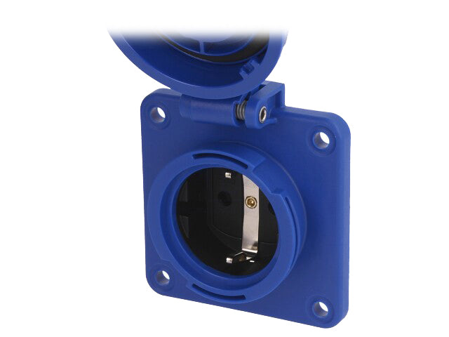 Netstik forlænger, vandtæt - CEE7/3, ledningsmont. (IP66)