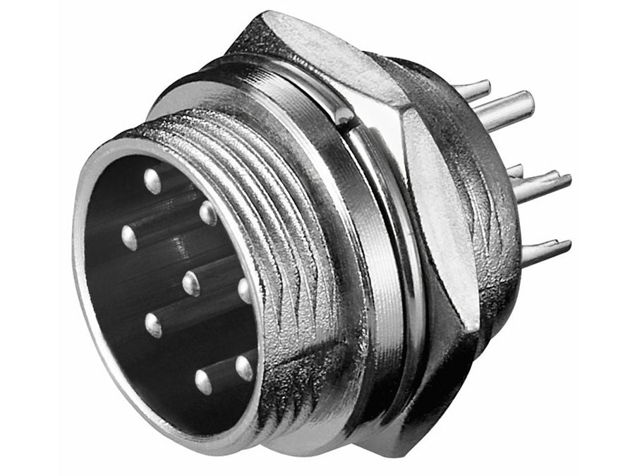 Mikrofonfatning, 8-pol han, til kabinet