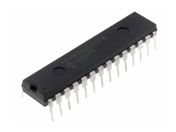 32K flash USB microcontroller - PIC18F2550 (DIP28)