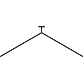 Nichba magnetiske bøjler 3 stk. sort pulverlakeret