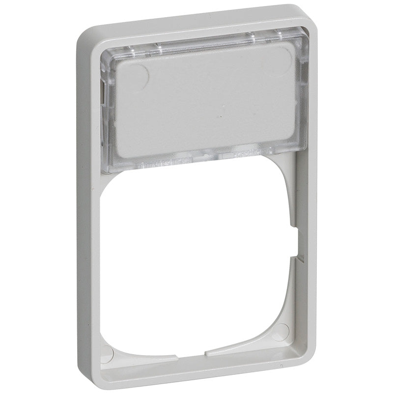 LK Fuga ramme Baseline 50 1½m m. tekstfelt - lysegrå