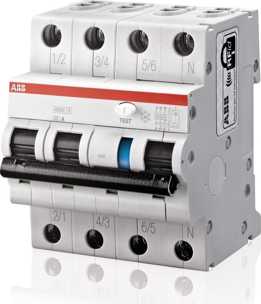 Kombirelæ C 16/0,03 6kA DS203NC C16 A30