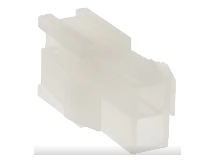 Ledning-til-ledning Mini-Fit Jr. stik - 2x1 pol han, 4,2mm