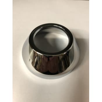 1.1/2" Forkromet roset høj