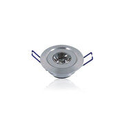 1,5W LED Indbygningslyskilde til elevator - Erstatter 15W - Ø4,2 cm Hul, Ø5,2 cm Mål, 25° Spredning, 2m Ledning - Input: 230V - 110lm - RA80