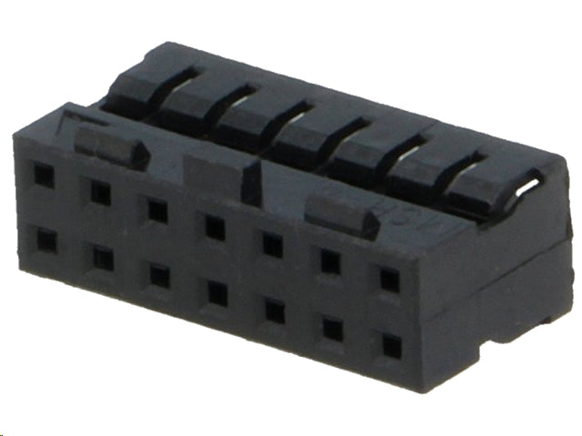 Milli-Grid Pin header stik - Hun, 2mm, 2x7 pin