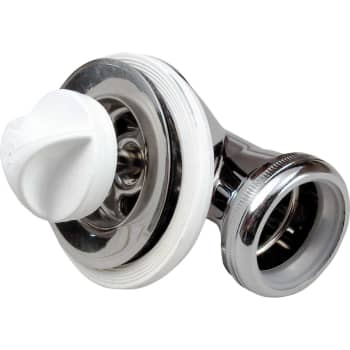 1.1/4" Karfa bundventil vinkel med løftop