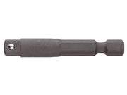 1/4" x 50mm tilslutningsstykke m. kugle (7241A)