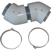 Vaillant EcoTEC bøjning 45° 2 stk. 80/125 mm