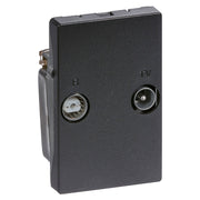 TV/R sløjfedåse T2 TD263D koksgrå