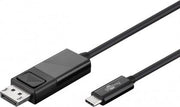 USB-C til DisplayPort kabel - USB-C han > DP han (1,2m)