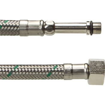 400 mm Tilslutningsslange M10 x 3/8" med omløber