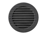 Rund ventilationsrist, ABS plast - Ø60mm, Grafit (4 stk.)