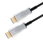 Optisk Hybrid HDMI 2.0 kabel - 2 x HDMI A han, Sort (30m)
