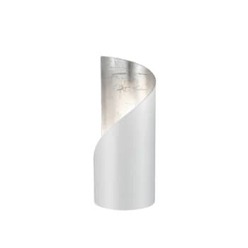 Frank Bordlampe hvid/sølv