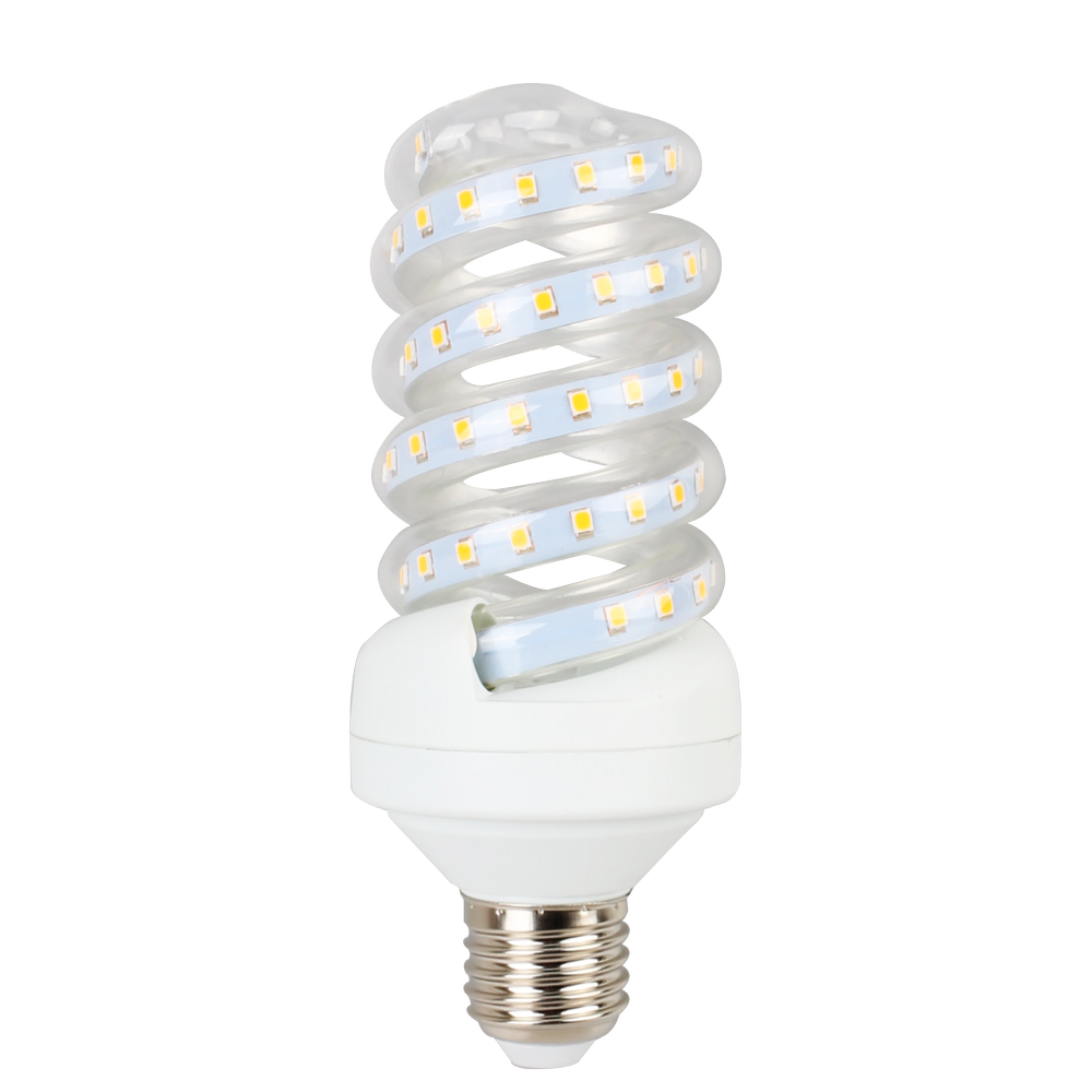 LED B5 Spiral - 15W E27, 3000K Erstatning for 99W, 1510lm, RA80, 3 års garanti.