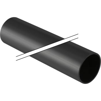 200 x 5000 mm Rør uden muffe sort PEH Geberit