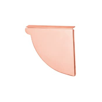 VMZINC endebund 333mm th t/kvartr rende kobber