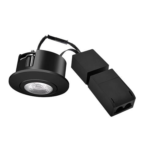 DIOSPOT 40 mat sort rund 6W 927 450lm 38°