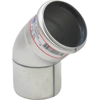 Ø 82 mm x 45° Bøjning rustfri AISI304/EN1.4301 BLÜCHER