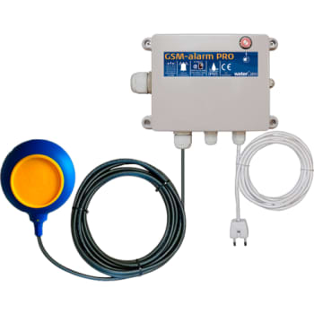 WaterCare universal GSM SMS-alarm m/vippe/lyd/lys, 230 V