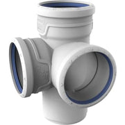 Wavin AS+ hjørnegrenrør 110x87°