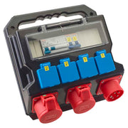 Byggestrømstavle 16A 4x230v+2x16A5P HPFI