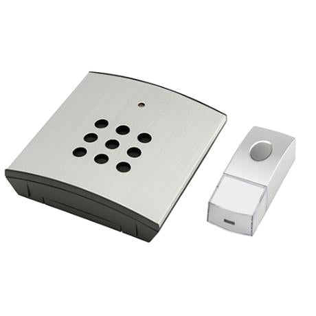 Trådløs dørklokke ST-338 børstet stål