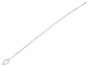 Genbrugelige kabelstrips - Ø2,9x180mm, Neutral (100 stk.)